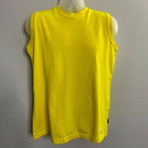 (ADIDAS) Yellow Workout Tee -